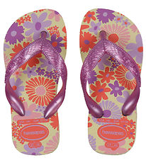 Havaianas Flip Flops - Flores FC - Buttercream