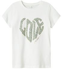 Name It Stuttermabolur - NkfHillip - Bright White