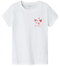 Name It Stuttermabolur - NkfHjer - Bright White