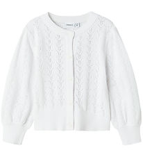 Name It Cardigan - Knitted - NmfHannah - Bright White