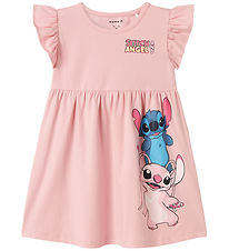Name It Kleid - NmfAssa - Stitch - Cameo Pink
