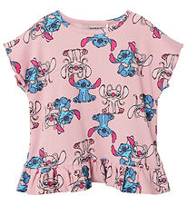 Name It Stuttermabolur - NmfAsbina - Stitch - Cameo Bleikt
