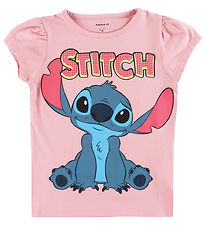 Name It - Stuttermabolur - NmfAsbiri - Stitch - Cameo Bleikt