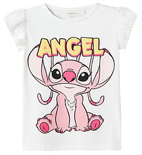 Name It Stuttermabolur - NmfAsbiri - Stitch - Bright White