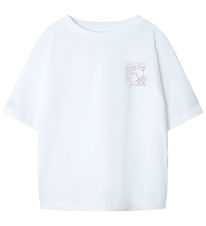 Name It Stuttermabolur - NkfDagmar - Bright White/Endalaus Parad