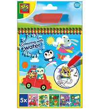 SES Creative - Travel Colouring Book - Color with Water
