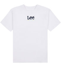 Lee T-shirt - Wave Graphic - Bright White