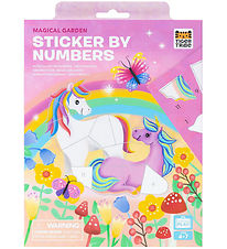 Tiger Tribe Creation Set - Sticker Town Numbers - Magical Garden