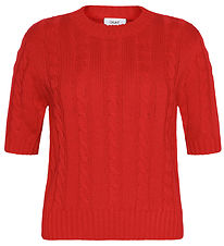 Grunt Blouse - Knitted - Horror - Red