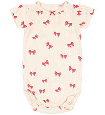 Konges Sløjd Bodysuit s/s - Minnie - Rosia Bow