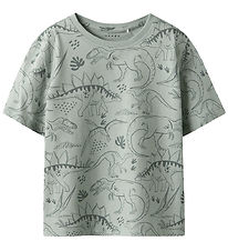 Name It Stuttermabolur - NmmValther - Aqua Grár/Tone Dino