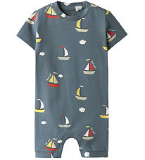 Name It Summer Romper - NbmVroels - Blue Mirage/Boats