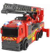 Dickie Toys Fire Truck - City Fire Ladder Truck - Light/Sound