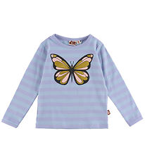 DYR-Cph Blouse - Animal Roar - Lilac/Baby Blue Butterfly