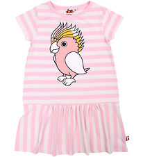 DYR-Cph Dress - Dyrzanzi - Pastel Pink/Chalk Parrots