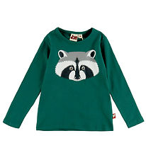 DYR-Cph Bluse - Animal - Grüner Waschbär