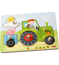 HABA Jigsaw Puzzle - 6 Bricks - Wood - Peter's Farm