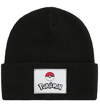 Name It Beanie - Knitted - NkmOris Pokémon - Black