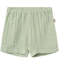 Wheat Shorts - Musselin - Luca - Soft Minze