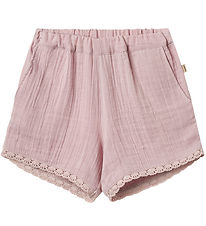 Wheat Shorts - Musselin - Eileen - Lavender Mist m. Spitze