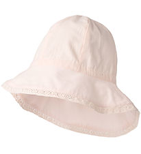 Wheat Sun Hat - Chloe - Powder w. Lace