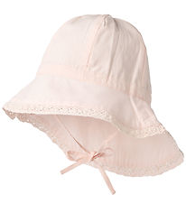 Wheat Sun Hat - Chloe - Powder w. Lace