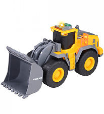 Dickie Toys Vinnubíll - Volvo hjólaskófla - Ljós/hljóð