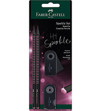 Faber-Castell Pencil set - Sparkle - 4 Parts - Black Midnight Ro