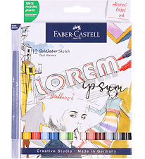 Faber-Castell Colour Markers - Goldfaber Sketch Marker - 12 pcs