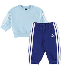 adidas Performance Sweatset - I 3S FT JOG 240 - GLOBLU/White