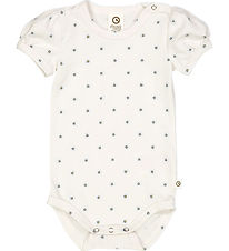 Müsli Bodysuit s/s - Daisy Puff - Conditioner Cream/Corn/Breeze