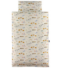 Nørgaard Madsens Bettwäsche - Junior - Beige m. Bauernhaus