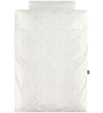 Nørgaard Madsens Bettwäsche - Junior - Weiß m. Beige Blätter