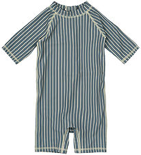 Petit Piao Schwimmanzüg - Blue Mirage/Off White
