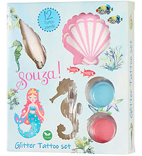 Souza Tattoo-Set - Glitter - Meerjungfrau