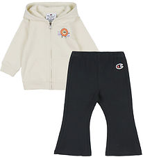 Champion Set - Cardigan/Trousers - Off White/Black