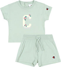 Champion Set - T-shirt/Shorts - Dusty Green
