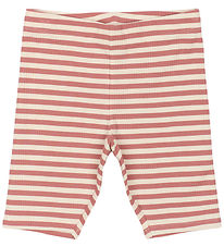 The New Bicycle Shorts - TnMoore - Rib - Old Rose Striped