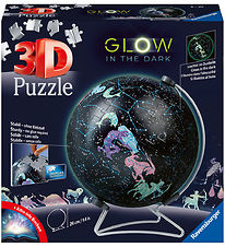 Ravensburger Pussel - 3D - 180 Delar - Glow Dark Starglobe