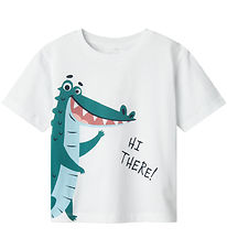 Name It T-Shirt - NmmHelge - Lucent White