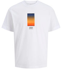 Jack & Jones - Stuttermabolur - JcoCalma mynd - Bright White