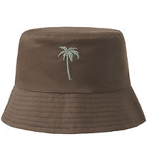 Name It Bucket Hat - NkmLucas - Valnöt/Palm