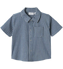 Name It Hemd k/ä - NbmHelmar - Blue Mirage