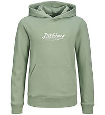 Jack & Jones Hoodie - JjBeau - Iceberg Green