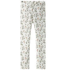 Lil' Atelier Leggings - NmfLavo - Coconut Mjólk