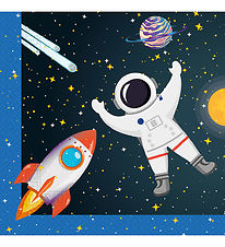 Decorata Party Servíettur - 20 pakki - 33x33 cm - Rocket Space