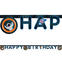Decorata Party Happy Afmæli Banner - Rocket Space
