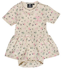 Hummel Bodysuit Dress s/s - hmlTYRA - Whitecap Grey