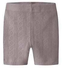 Name It Bicycle Shorts - NmfJsilke - Purple Dove w. Pointelle
