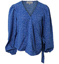 Hound Blouse - Wrap Top - Marine